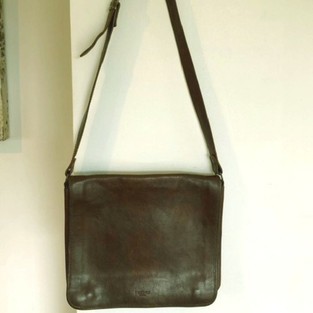 Imedici Leather Messenger Bag